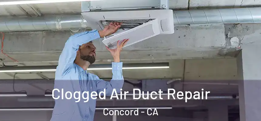  Clogged Air Duct Repair Concord - CA