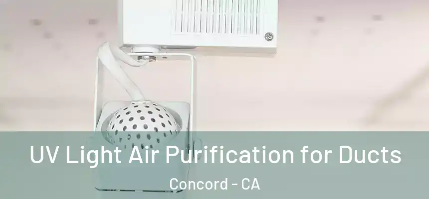 UV Light Air Purification for Ducts Concord - CA